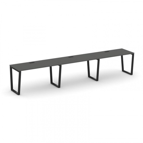 Style Project Рабочая станция 1 сторон. SN-6T2.ORS-044 Акация Лорка/Металл Антрацит/Заглушка Пластик фото 5