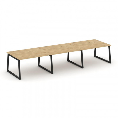 Style Project Стол переговорный SN-5T1.SPRG-053.3 Акация Лорка/Металл Антрацит 4140*1180*750 фото 3