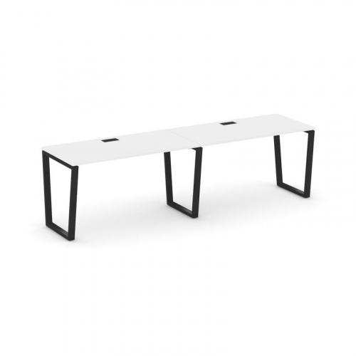 Style Project Рабочая станция 1 сторон. SN-6T2.ORS-013 Акация Лорка/Металл Антрацит/Заглушка Пластик фото 9