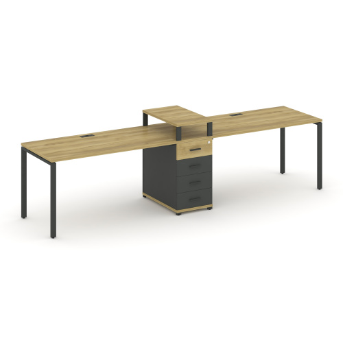 Бенч-система на 2 места с 1 опорной тумбой Concept CN.ORS-417 фото 4 Бенч-система на 2 места с 1 опорной тумбой Concept CN.ORS-417 фото 4