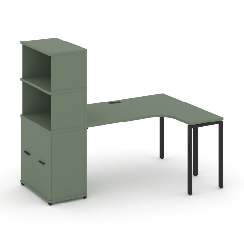 Стол эргономичный с опорным распашным шкафом Concept CN.SA-215(R) Стол эргономичный с опорным распашным шкафом Concept CN.SA-215(R)