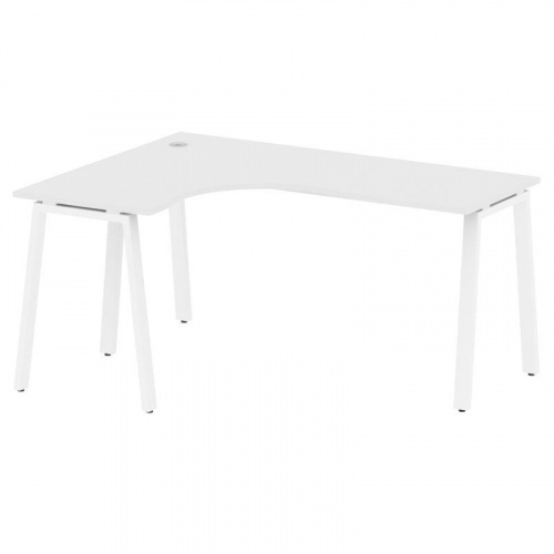 Стол офисный криволинейный Metal System БА.СА-4 (L) фото 10