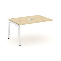 Style Project Проходной наб. элем. перег. стола SN-5A.NSPRG-003 Акация Лорка/Металл Белый 1380*980*7