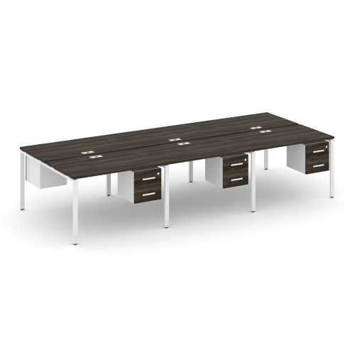 Бенч-система на 6 мест с подвесными тумбами Concept CN.DRS-154 фото 10 Бенч-система на 6 мест с подвесными тумбами Concept CN.DRS-154 фото 10