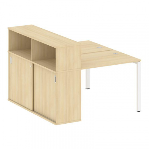 Бенч-система с шкафом-купе на П-обр. м/к Metal System БП.РС-СШК-2.1 Бенч-система с шкафом-купе на П-обр. м/к Metal System БП.РС-СШК-2.1