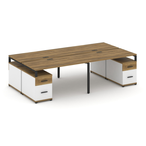 Бенч-система на 4 места с 2 опорными тумбами Concept CN.DRS-331 фото 7