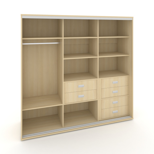 Корпус 3-х секционного шкафа низкого L=2519мм Maris SH.K3-7.2 K3 Корпус 3-х секционного шкафа низкого L=2519мм Maris SH.K3-7.2 K3