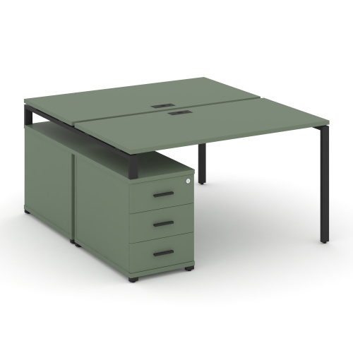 Бенч-система на 2 места с опорной тумбой Concept CN.DRS-303 Бенч-система на 2 места с опорной тумбой Concept CN.DRS-303