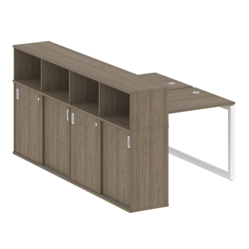 Бенч-система с шкафом-купе на О-обр. м/к Metal System Quattro 50БО.РС-СШК-4.1 фото 3 Бенч-система с шкафом-купе на О-обр. м/к Metal System Quattro 50БО.РС-СШК-4.1 фото 3