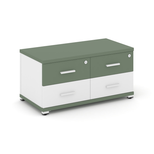 Тумба приставная с 2 ящиками Concept CN.TSP-001 W Тумба приставная с 2 ящиками Concept CN.TSP-001 W