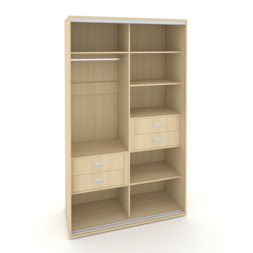 Корпус 2-х секционного шкафа высокого L=1800мм Maris SH.K2-8.1 K5