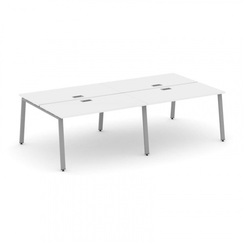 Style Project Рабочая станция 2-х сторон. SN-6A.DRS-044 Дуб Наварра/Металл Белый 3160*1432*750