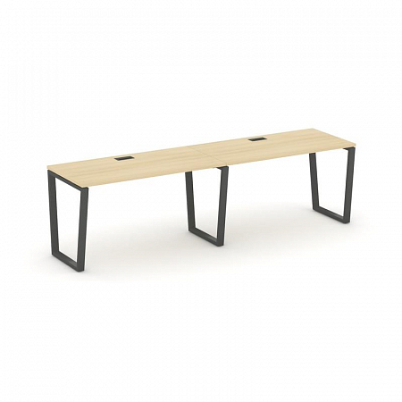 Style Project Рабочая станция 1 сторон. SN-6T2.ORS-003 Акация Лорка/Металл Антрацит/Заглушка Пластик