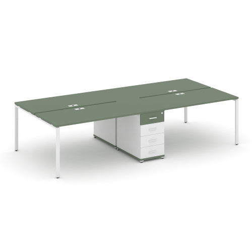 Бенч-система на 4 места с 1 опорной тумбой Concept CN.DRS-419 фото 5 Бенч-система на 4 места с 1 опорной тумбой Concept CN.DRS-419 фото 5