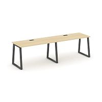 Style Project Рабочая станция 1 сторон. SN-6T1.ORS-001 Акация Лорка/Металл Антрацит/Заглушка Пластик