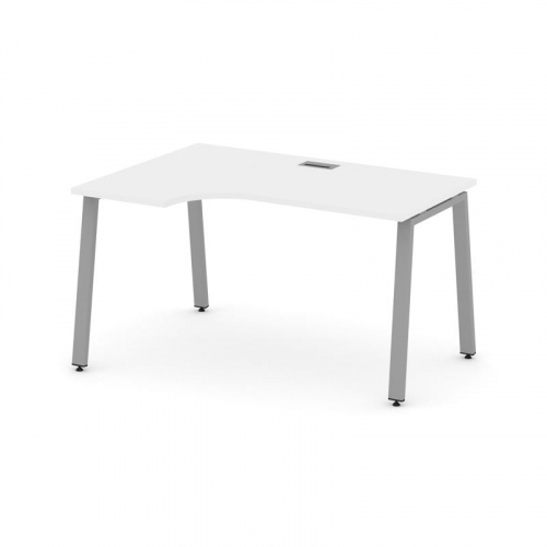 Style Project Стол рабочий эргоном. SN-6A.SPA-022(L) Антрацит/Металл Белый 1580*800/980*750 фото 9 Style Project Стол рабочий эргоном. SN-6A.SPA-022(L) Антрацит/Металл Белый 1580*800/980*750 фото 9