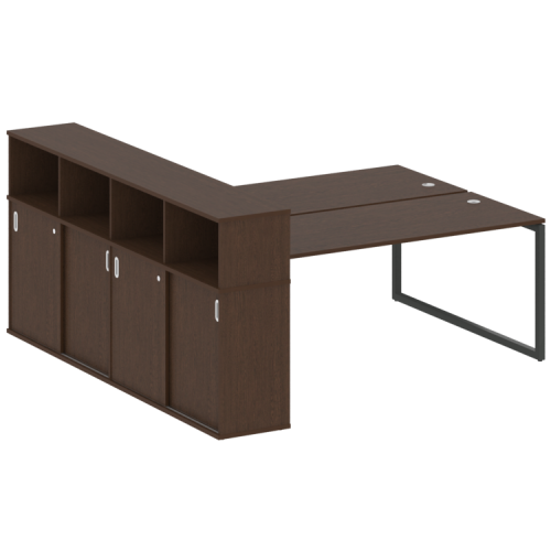 Бенч-система с шкафом-купе на О-обр. м/к Metal System Quattro 40БО.РС-СШК-4.5 фото 11