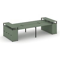 Бенч-система с опорными распашными шкафами Concept CN.DRS-267