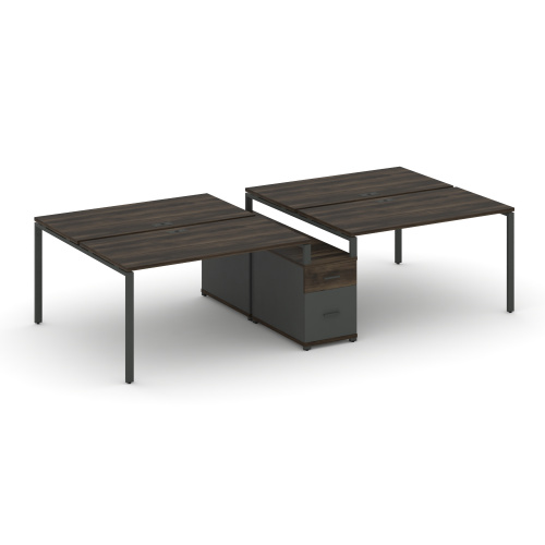 Бенч-система на 4 места с опорной тумбой Concept CN.DRS-313 фото 3 Бенч-система на 4 места с опорной тумбой Concept CN.DRS-313 фото 3