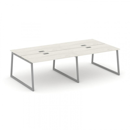 Style Project Рабочая станция 2-х сторон. SN-4T1.DRS-033 Акация Лорка/Металл Антрацит/Заглушка Пласт фото 17