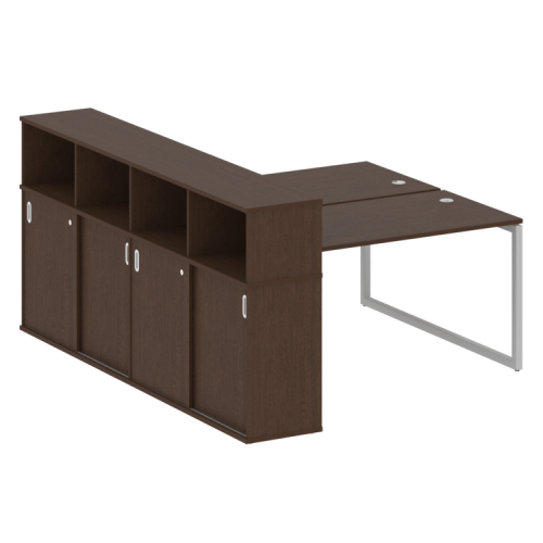 Бенч-система с шкафом-купе на О-обр. м/к Metal System Quattro 40БО.РС-СШК-4.3 фото 6 Бенч-система с шкафом-купе на О-обр. м/к Metal System Quattro 40БО.РС-СШК-4.3 фото 6