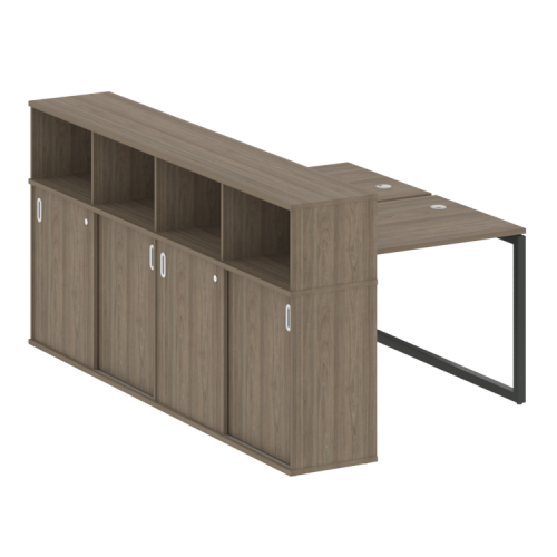 Бенч-система с шкафом-купе на О-обр. м/к Metal System Quattro 40БО.РС-СШК-4.1 Бенч-система с шкафом-купе на О-обр. м/к Metal System Quattro 40БО.РС-СШК-4.1