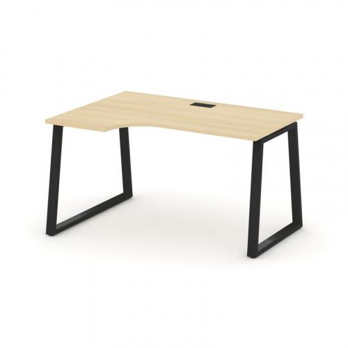 Style Project Стол рабочий эргоном. SN-6T1.SPA-012(L) Акация Лорка/Металл Антрацит/Заглушка Пластик фото 8 Style Project Стол рабочий эргоном. SN-6T1.SPA-012(L) Акация Лорка/Металл Антрацит/Заглушка Пластик фото 8