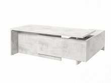 Стол с опорной тумбой FB-121L.DD Хромикс белый