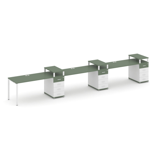 Бенч-система на 3 места с 3 опорными тумбами Concept CN.ORS-458 фото 5