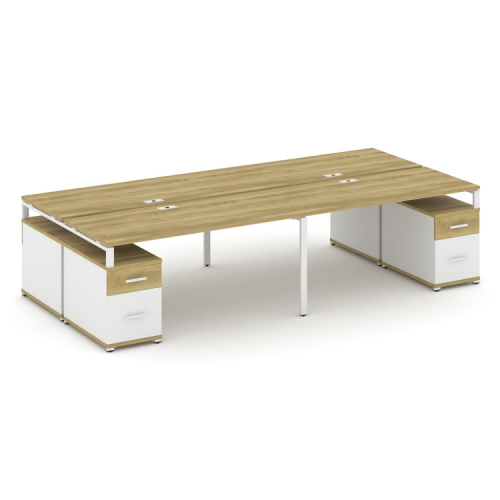 Бенч-система на 4 места с 2 опорными тумбами Concept CN.DRS-332 фото 11 Бенч-система на 4 места с 2 опорными тумбами Concept CN.DRS-332 фото 11