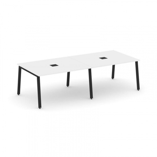 Style Project Стол переговорный SN-6A.SPRG-042 Дуб Наварра/Металл Белый 2360*1180*750 фото 3 Style Project Стол переговорный SN-6A.SPRG-042 Дуб Наварра/Металл Белый 2360*1180*750 фото 3