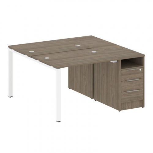 Бенч-система с тумбой на П-обр. м/к Metal System БП.РС-СТП-2.1 Бенч-система с тумбой на П-обр. м/к Metal System БП.РС-СТП-2.1