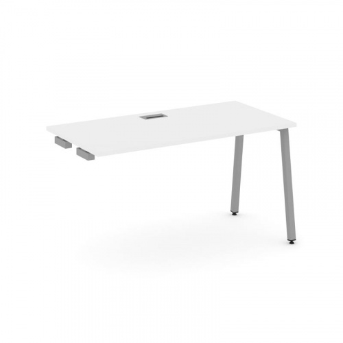 Style Project Стол-приставка к опор. элем. SN-4A.OPRS-013 Антрацит/Металл Белый 1380*700*750 фото 8