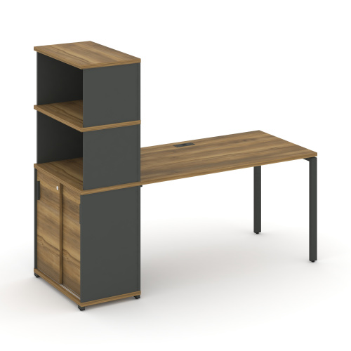 Стол офисный с опорным шкафом-купе Concept CN.SP-242 Стол офисный с опорным шкафом-купе Concept CN.SP-242