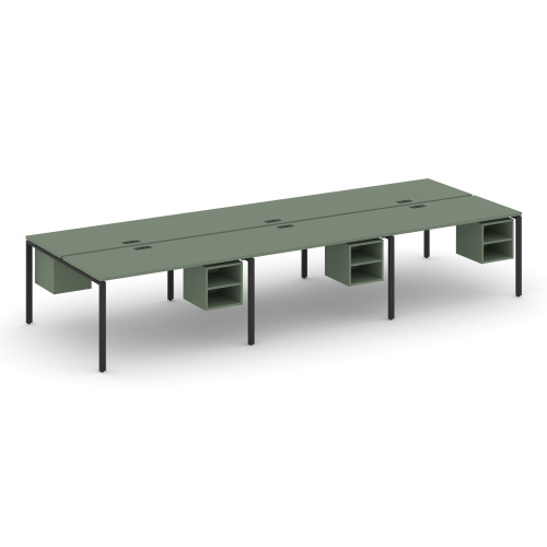 Бенч-система на 6 мест с подвесными тумбами Concept CN.DRS-145 Бенч-система на 6 мест с подвесными тумбами Concept CN.DRS-145