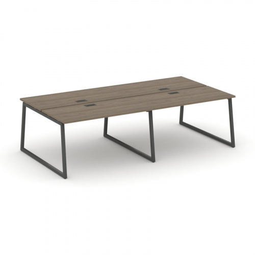 Style Project Рабочая станция 2-х сторон. SN-4T1.DRS-033 Акация Лорка/Металл Антрацит/Заглушка Пласт фото 12