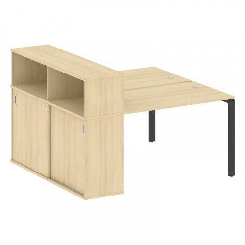 Бенч-система с шкафом-купе на П-обр. м/к Metal System БП.РС-СШК-2.2 фото 2 Бенч-система с шкафом-купе на П-обр. м/к Metal System БП.РС-СШК-2.2 фото 2