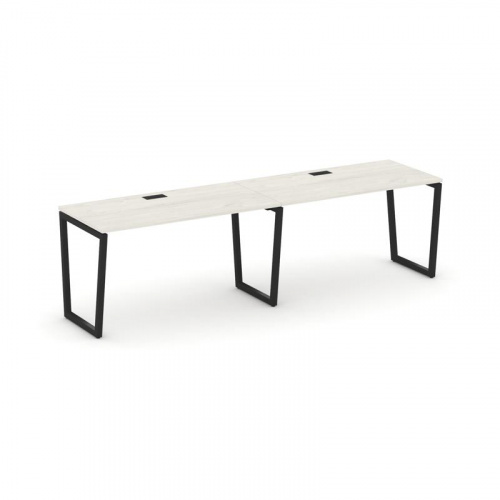 Style Project Рабочая станция 1 сторон. SN-4T2.ORS-024 Акация Лорка/Металл Антрацит/Заглушка Пластик фото 8