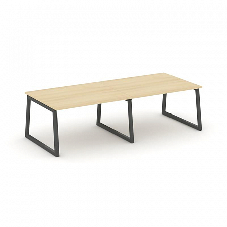 Style Project Стол переговорный SN-5T1.SPRG-042.3 Акация Лорка/Металл Антрацит 2360*1180*750