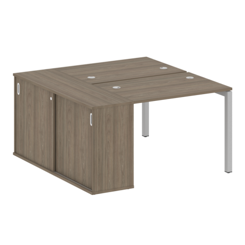 Бенч-система с шкафом-купе на П-обр. м/к Metal System Quattro 50БП.РС-СШК-1.1 фото 2 Бенч-система с шкафом-купе на П-обр. м/к Metal System Quattro 50БП.РС-СШК-1.1 фото 2