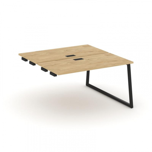 Style Project Стол-приставка к опор. элем. SN-4T1.DPRS-024 Акация Лорка/Металл Антрацит/Заглушка Пла