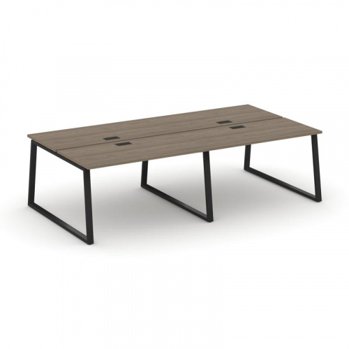 Style Project Рабочая станция 2-х сторон. SN-6T1.DRS-043 Акация Лорка/Металл Антрацит/Заглушка Пласт фото 9