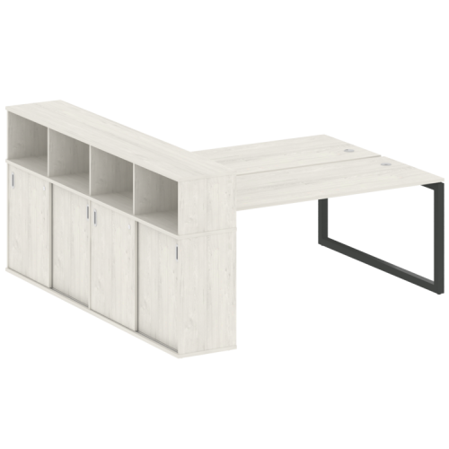 Бенч-система с шкафом-купе на О-обр. м/к Metal System Quattro 50БО.РС-СШК-4.5 фото 4 Бенч-система с шкафом-купе на О-обр. м/к Metal System Quattro 50БО.РС-СШК-4.5 фото 4