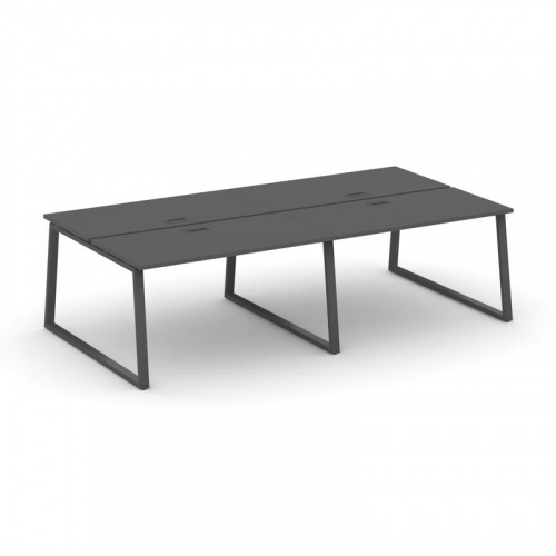 Style Project Рабочая станция 2-х сторон. SN-6T1.DRS-043 Акация Лорка/Металл Антрацит/Заглушка Пласт фото 27