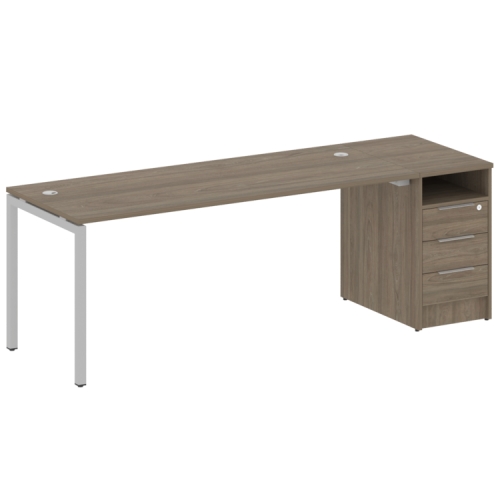 Бенч-система с тумбой на П-обр. м/к Metal System Quattro 40БП.РС-СТП-1.5