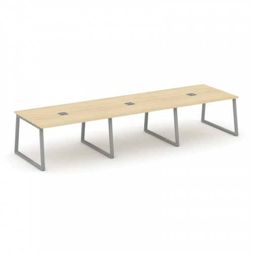 Style Project Стол переговорный SN-6T1.SPRG-053 Акация Лорка/Металл Антрацит/Заглушка Металл Антраци фото 21