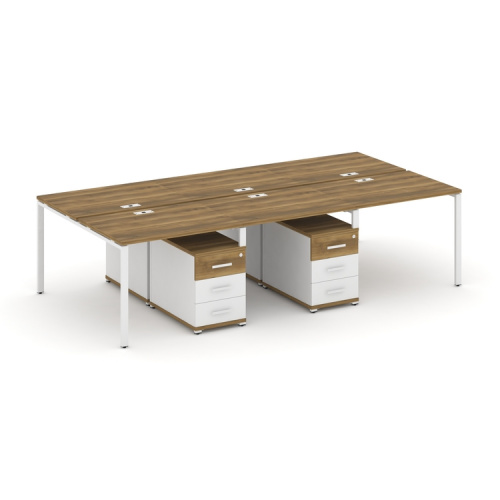 Бенч-система на 6 мест с 2 опорными тумбами Concept CN.DRS-341 фото 8