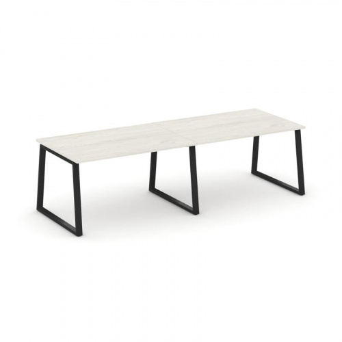 Style Project Стол переговорный SN-6T1.SPRG-011.3 Акация Лорка/Металл Антрацит 1960*980*750 фото 4