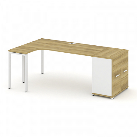 Стол эргономичный с опорным распашным шкафом Concept CN.SA-210(L)