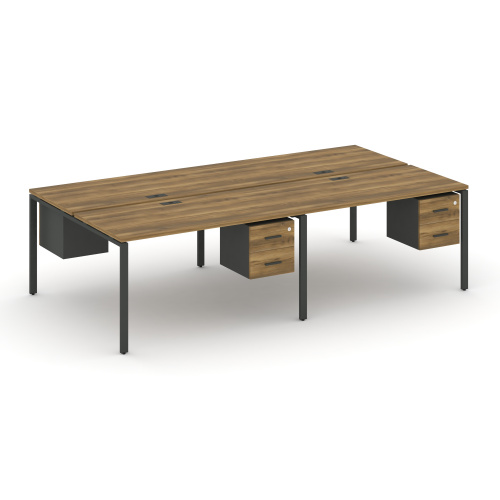 Бенч-система на 4 места с подвесными тумбами Concept CN.DRS-135 Бенч-система на 4 места с подвесными тумбами Concept CN.DRS-135